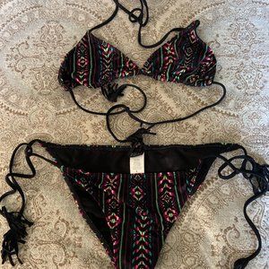 L Billabong Bikini with ties